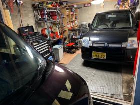 随伴自動車　整備工場