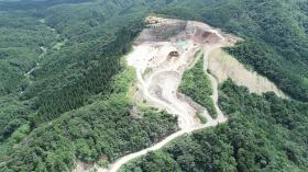 梁川砕石切羽