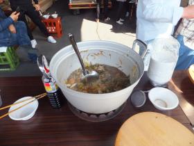 芋煮会　きれいに食べつくされました