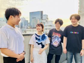 休憩はみんなでテラスでおしゃべり♪