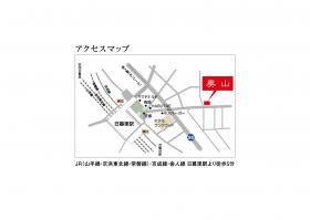 JR日暮里駅からの地図