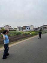 休憩中の風景