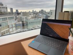 本社からの景観です